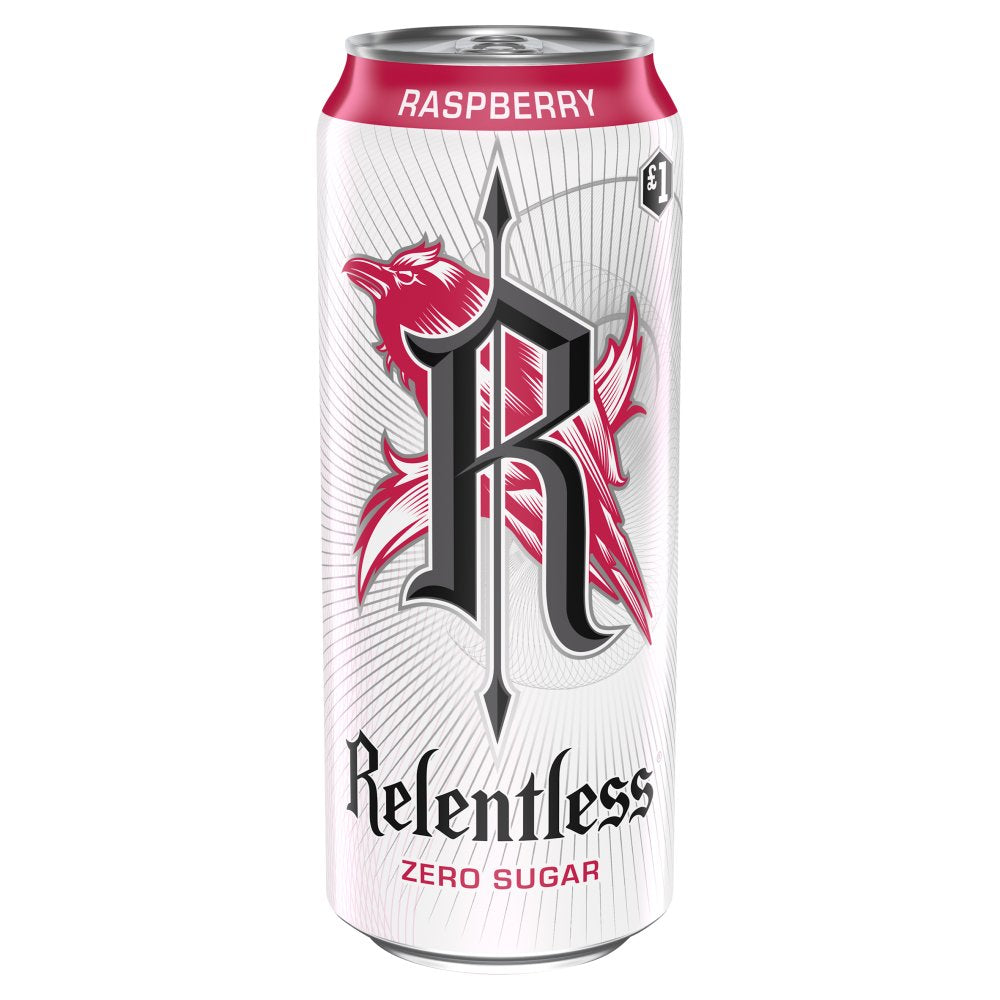 Relentless Raspberry Zero Energy Drink PM £1 (500ml × 12 × 1)