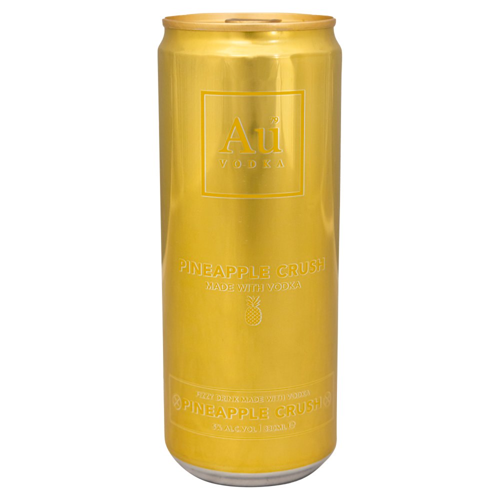 Au Vodka Pineapple Crush 330ml (330ml x 12 x 1)
