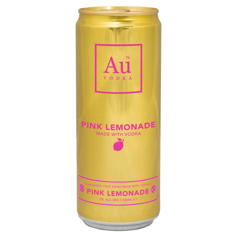 Au Vodka Pink Lemonade 330ml (330ml x 12 x 1)
