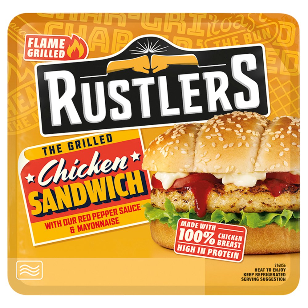 Rustlers The Grilled Chicken Sandwich (150g × 4)