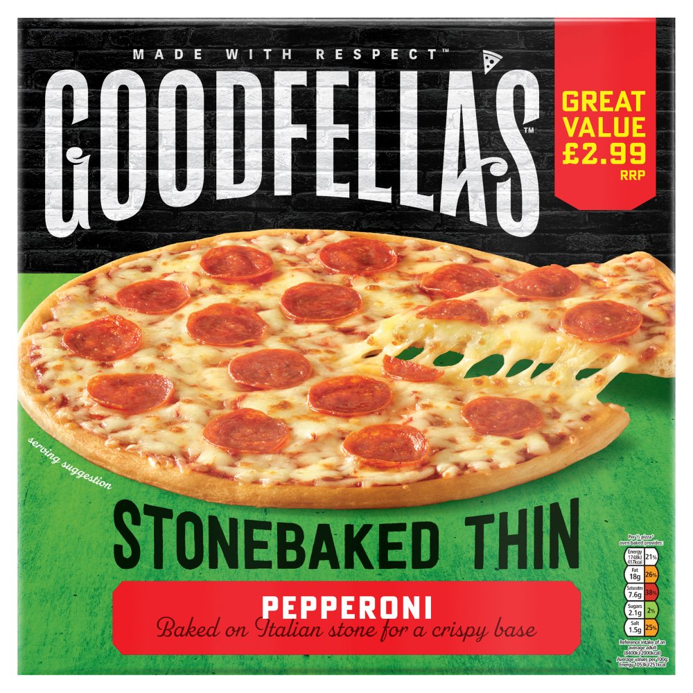 Goodfella's Stonebaked Thin Pepperoni