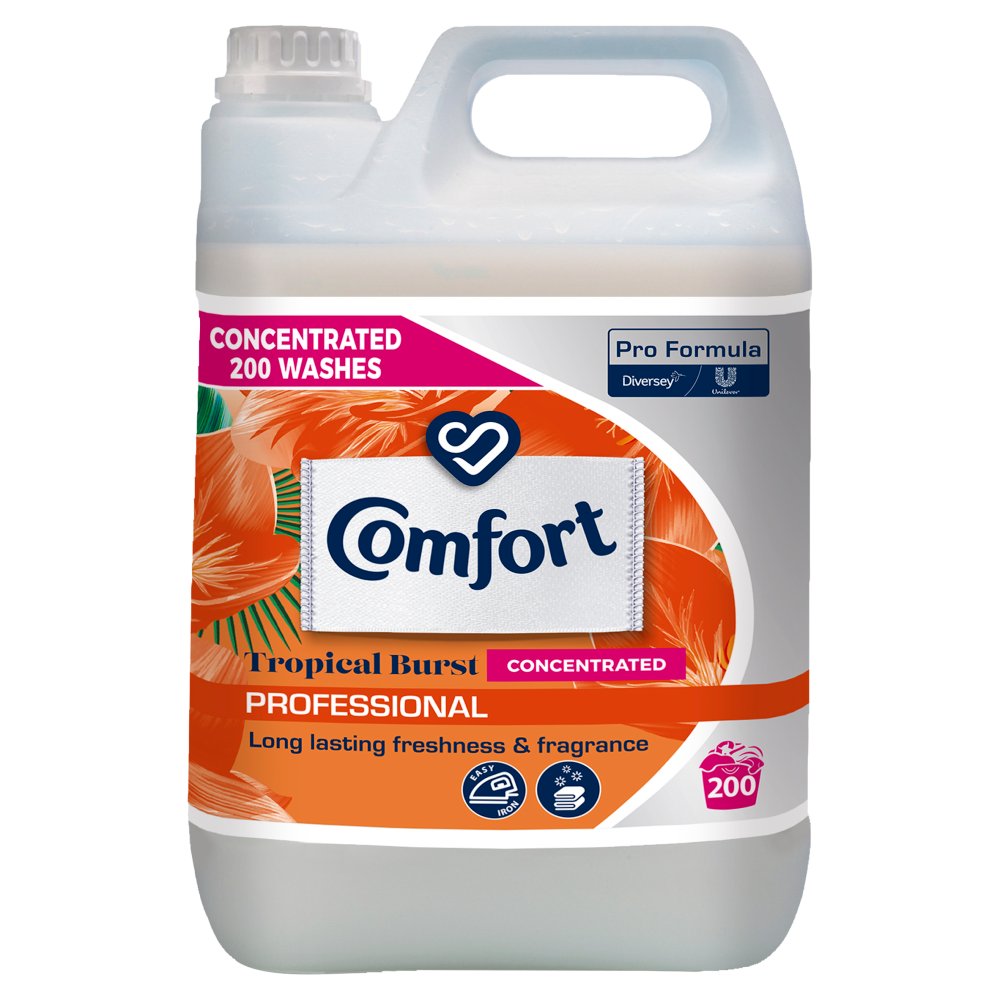 Comfort Professional Formula Tropical Burst Concentrated Fabric Softener (5Ltr × 2)