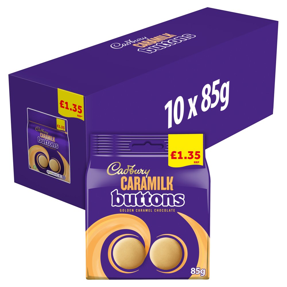 Cadbury Caramilk Golden Caramel Buttons Chocolate Bag £1.35 PMP