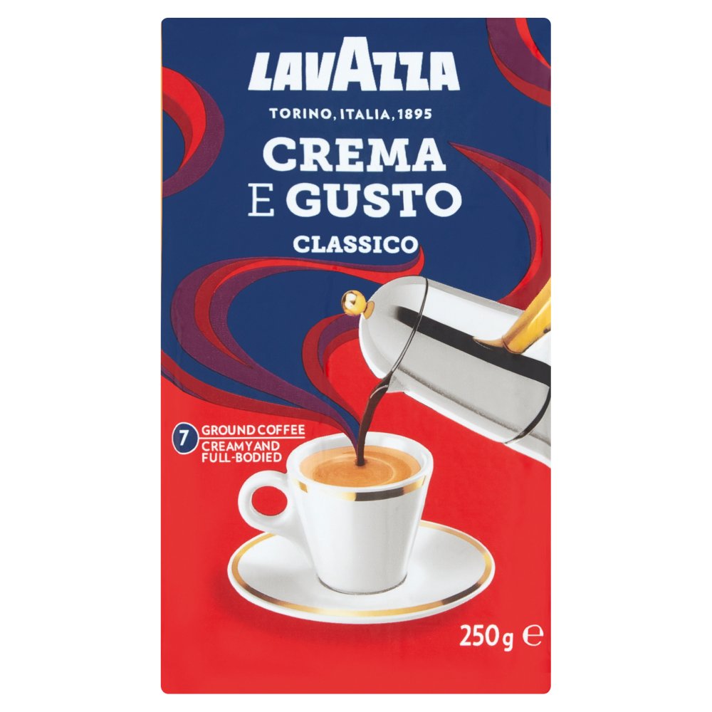Lavazza Crema E Gusto Classico Ground Coffee 250g