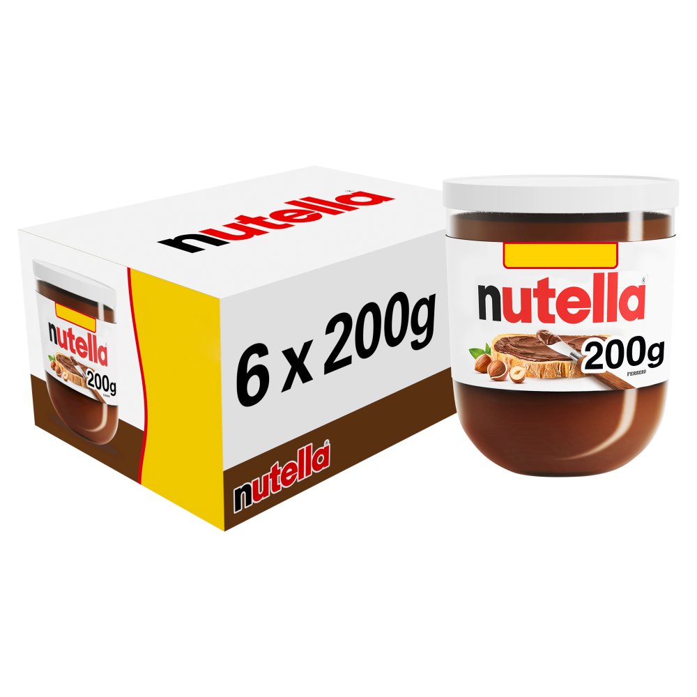 Nutella Hazelnut Spread with Cocoa PMP (200g × 6 × 1)