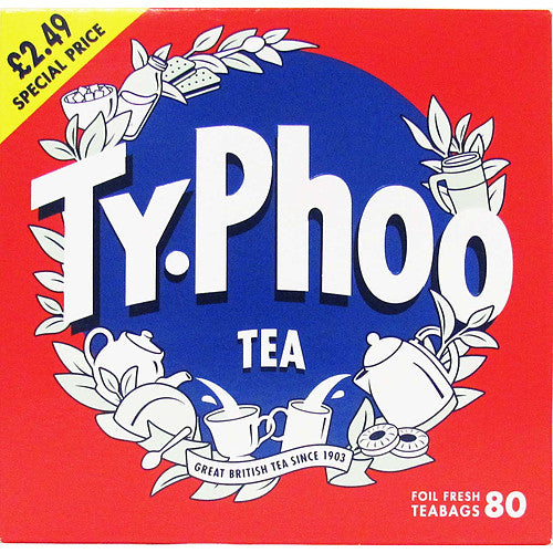 Typhoo Teabags PM £2.49 (80s × 6 × 1)