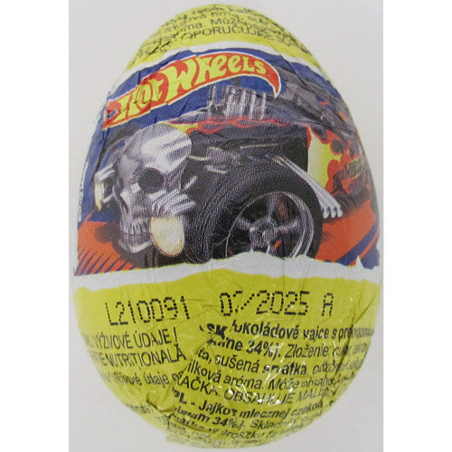Zaini Hot Wheels Chocolate Surprise Eggs (20g × 24 × 8)
