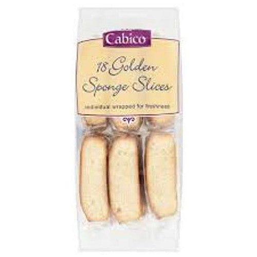 Cabico 18 Gold Sponge Slices (370g × 1)