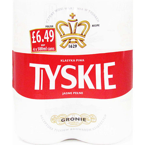 Tyskie 4 Pack PM £6.49 (500ml × 6 × 1)