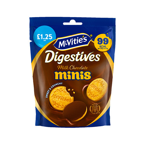 McVitie's Milk Chocolate Digestive Minis Biscuits PMP £1.25