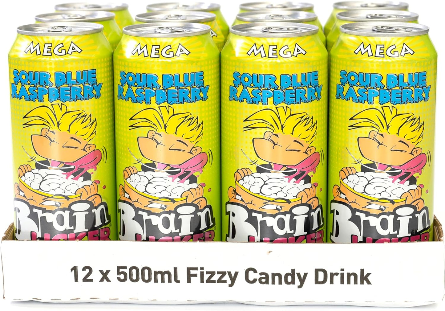 Brain Licker Soda Blue Raspberry 500 ml