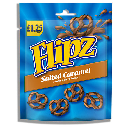 Flipz Salted Caramel Pretzel 6X PM £1.25 (80g × 12 × 1)