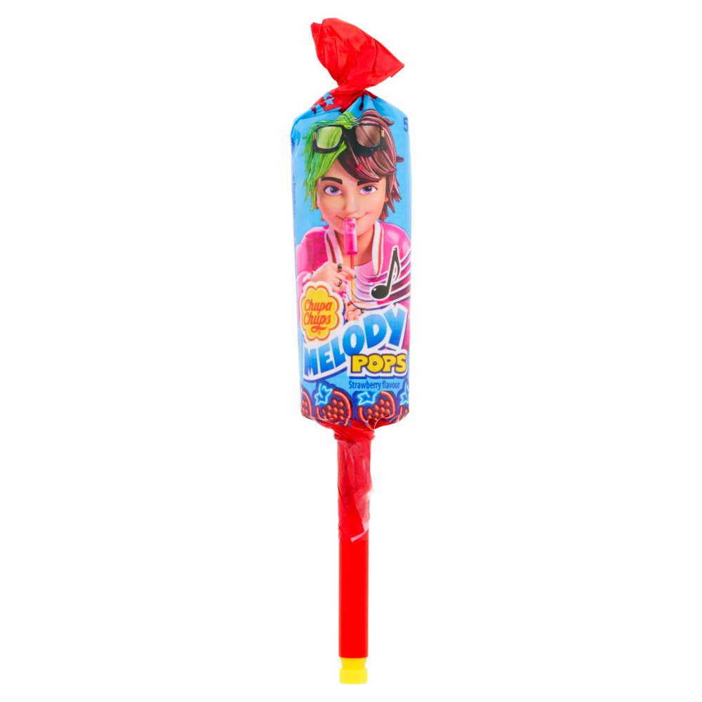 Chupa Chups Melody Pops Strawberry Flavour (17g × 48 × 6)