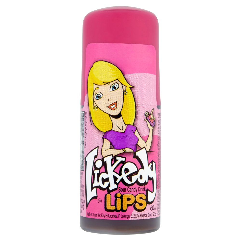 Lickedy Lips Sour Candy Drink (60ml × 12 × 8)