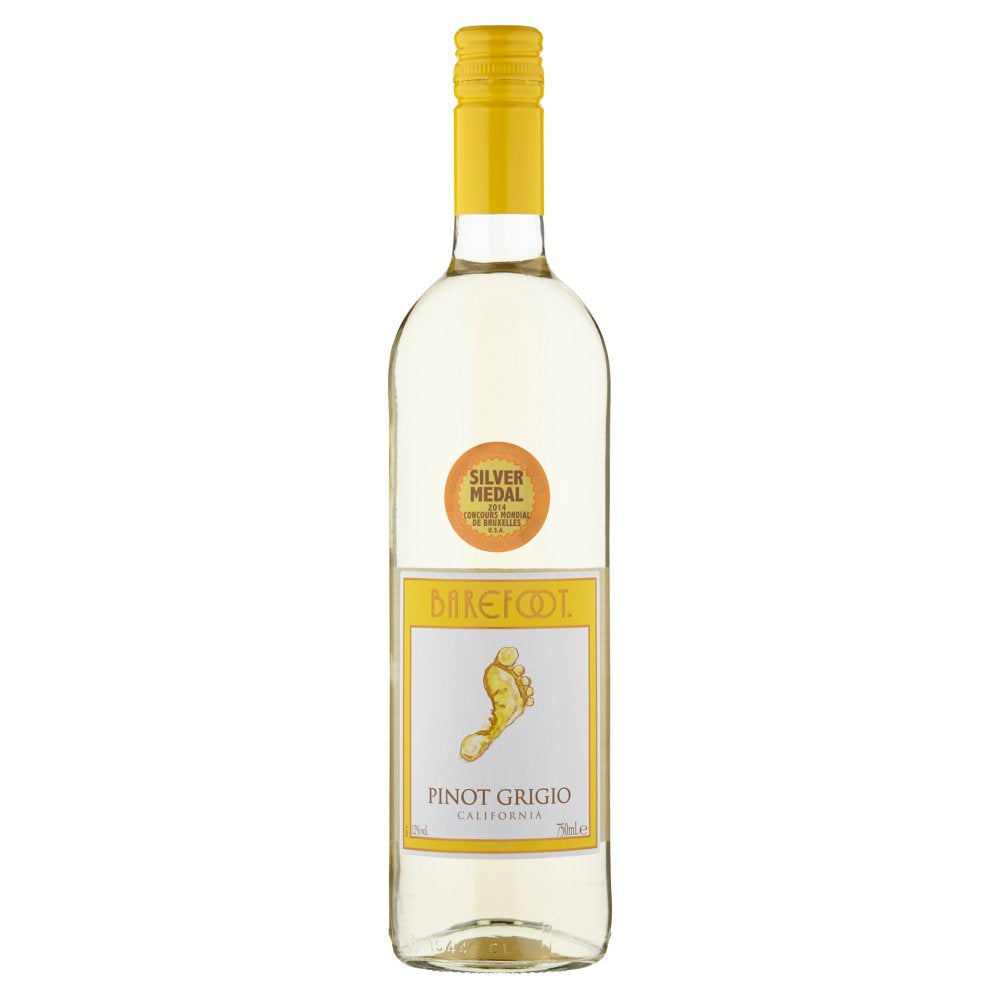Barefoot Pinot Grigio White Wine 750ml (75Cl × 6)