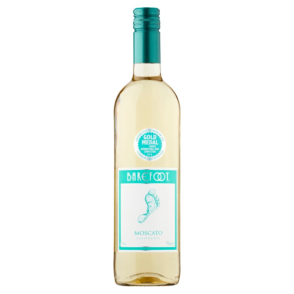 Barefoot Moscato White Wine 750ml (75Cl × 6)