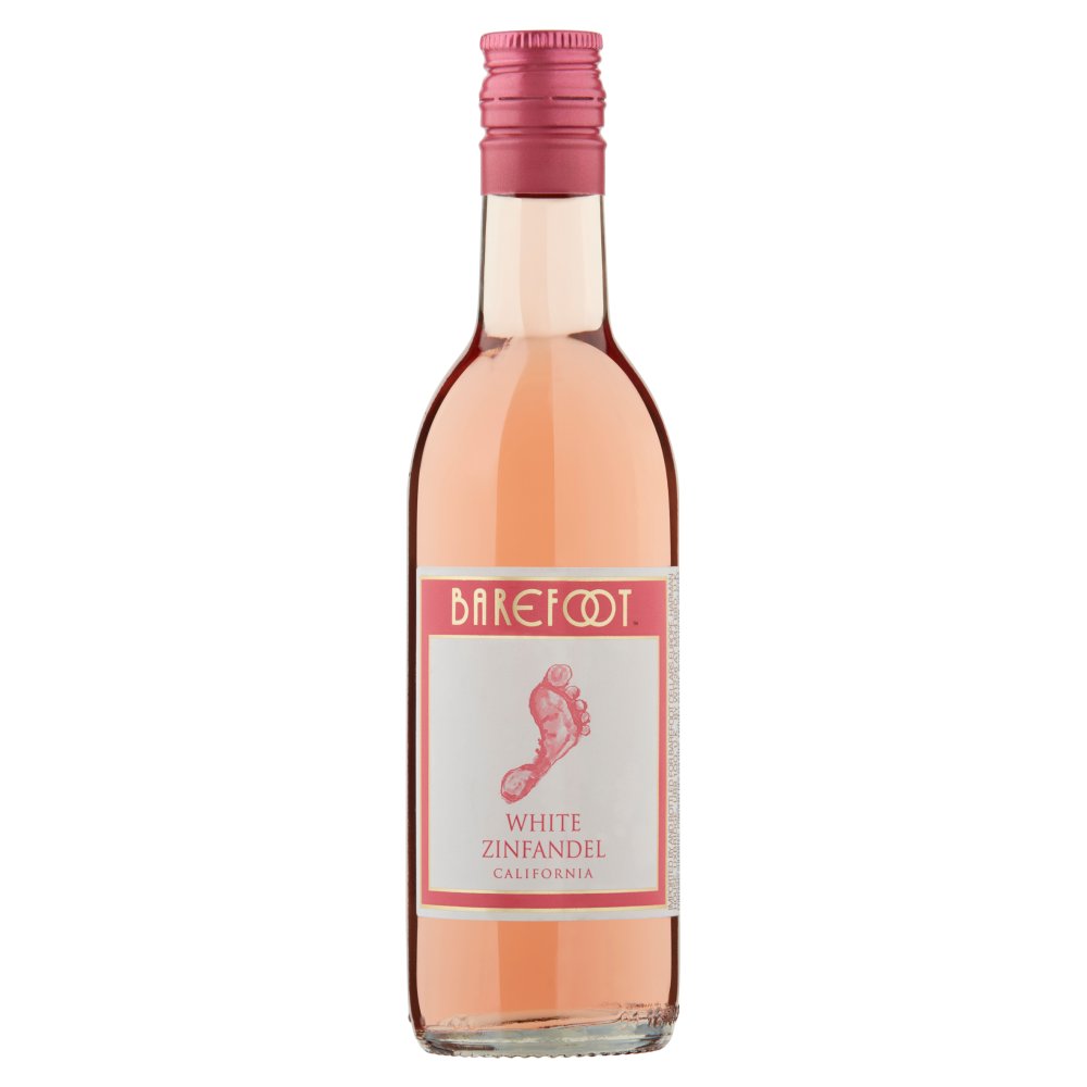 Barefoot White Zinfandel Rosé Wine 187ml (187ml × 12 × 1)