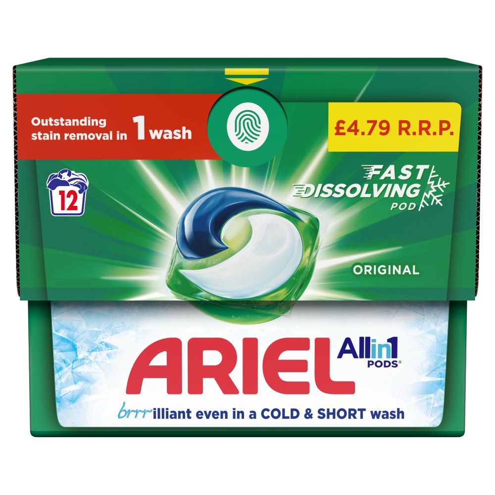 Ariel All-in-1 PODS®, Washing Capsules (12s × 4 × 1)