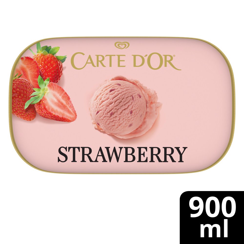 Carte D'or Delightful Strawberry Ice Cream Dessert