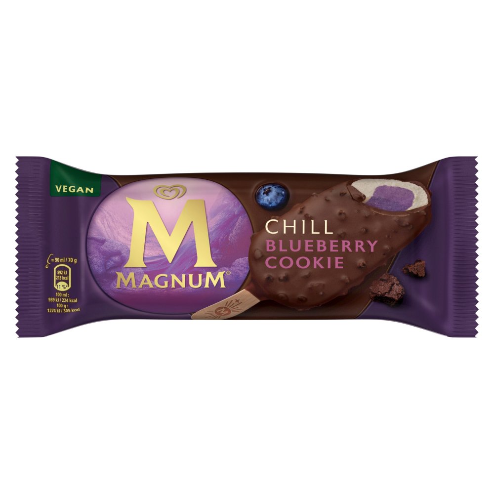 Magnum Chill Ice Cream Stick Blueberry Cookie