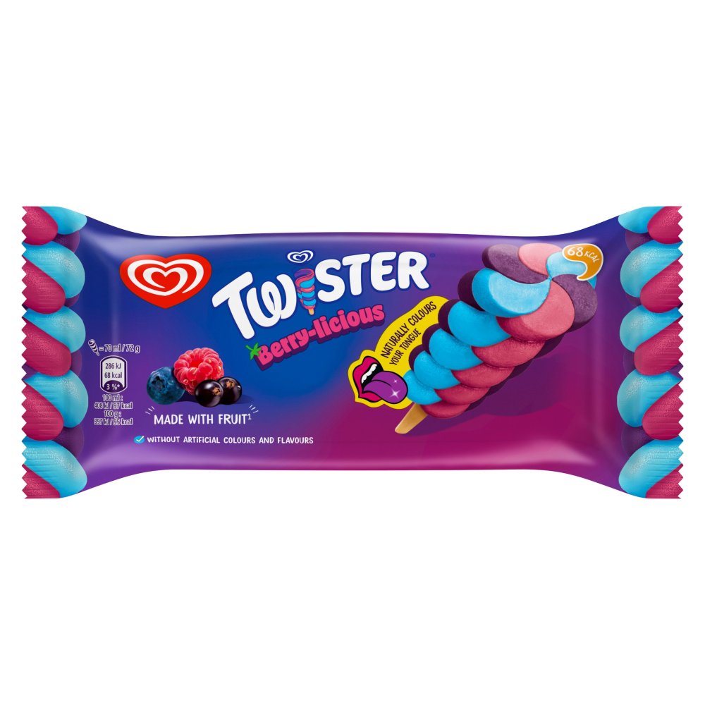 Heartbrand Twister Ice Lolly Berry-licious