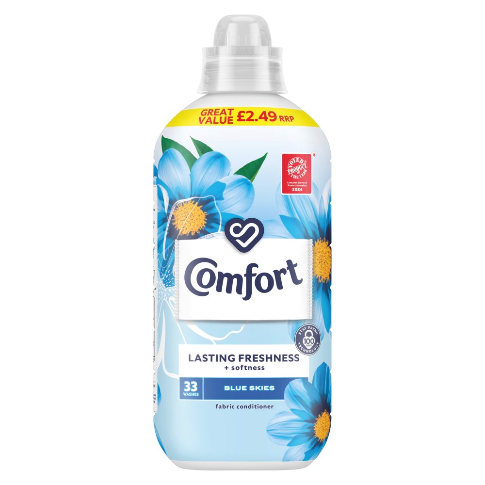 Comfort Fabric Conditioner Blue Skies 33 washes (990ml × 8 × 1)