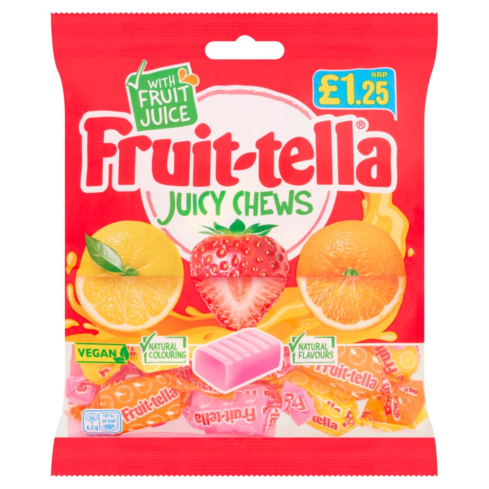 Fruit-tella Juicy Chews (135g × 12 × 1)