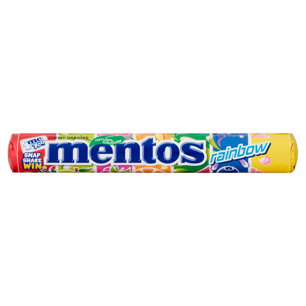 Mentos Rainbow Chewy Dragees (38g × 40 × 8)