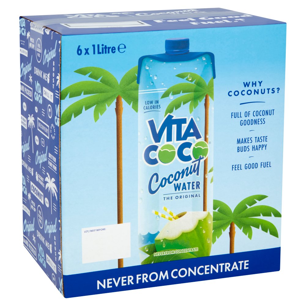 Vita Coco The Original Coconut Water (1Ltr × 6 × 1)