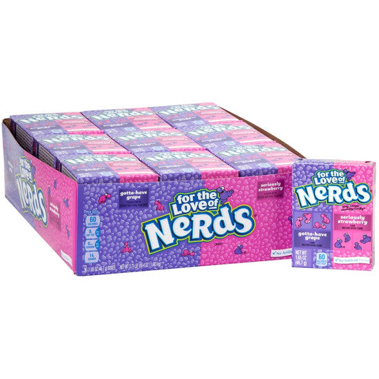 NERDS GRAPE & STRAWBERRY CANDY