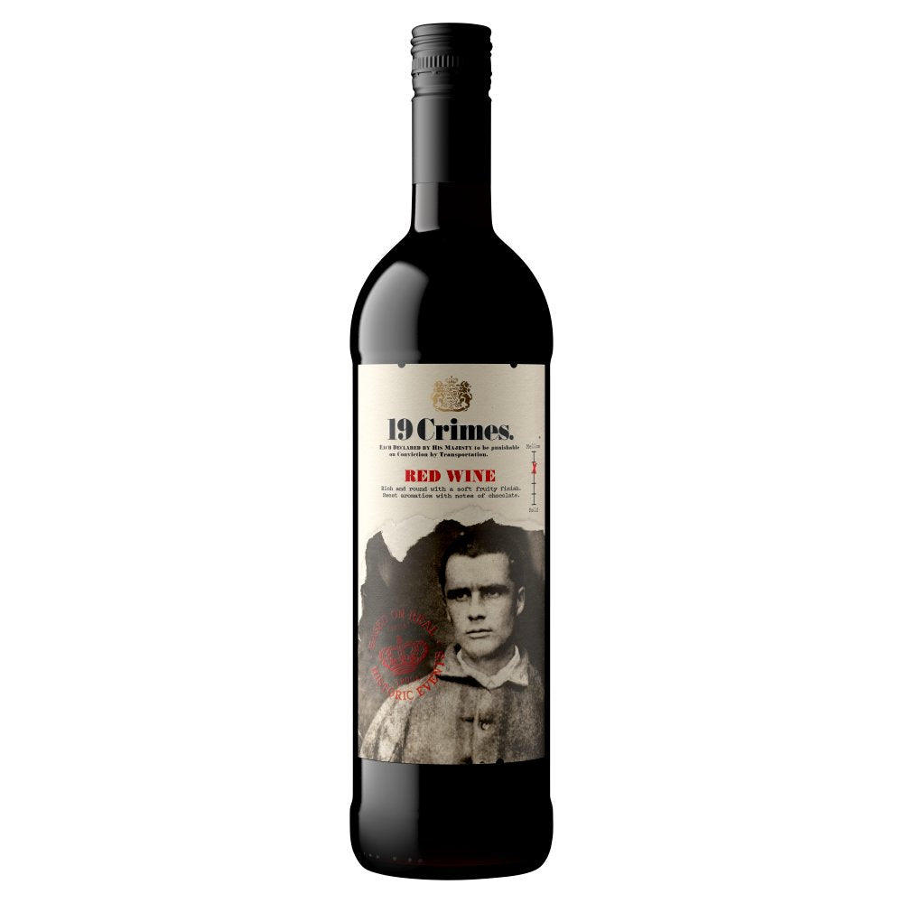 19 Crimes Red Wine 750ml (75Cl x 6)