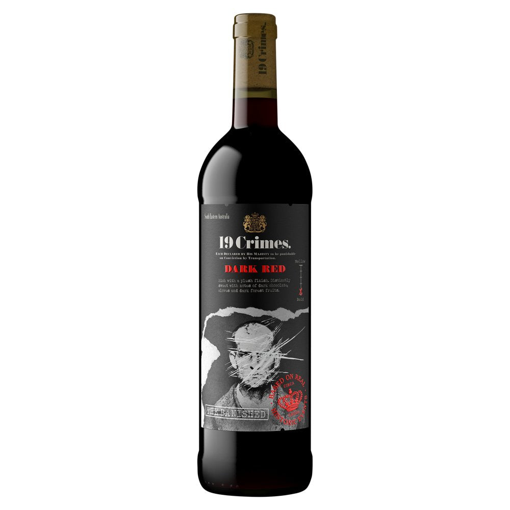 19 Crimes Dark Red 750 mL (75Cl x 6)