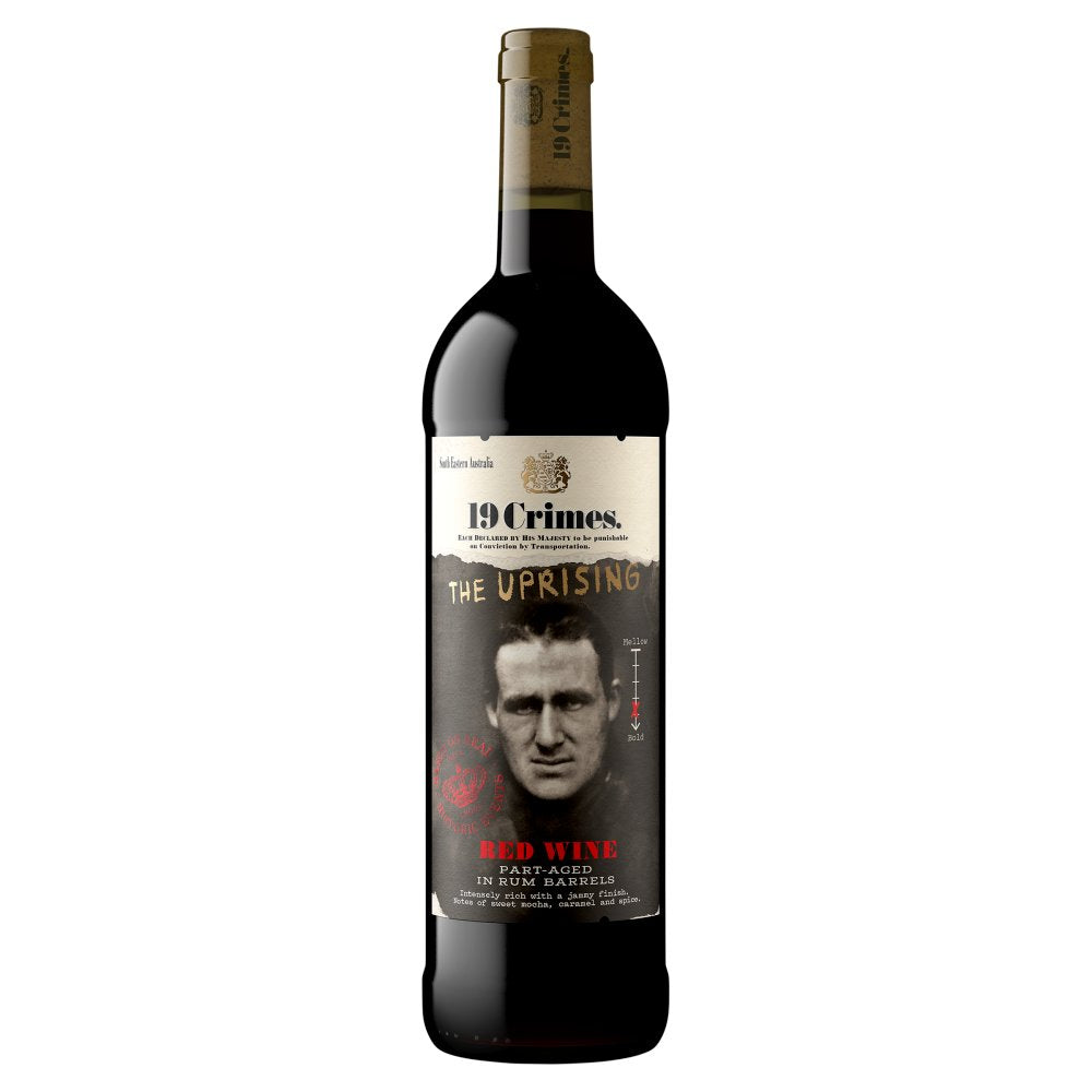 19 Crimes The Uprising Red Wine 750ml (75Cl x 6)