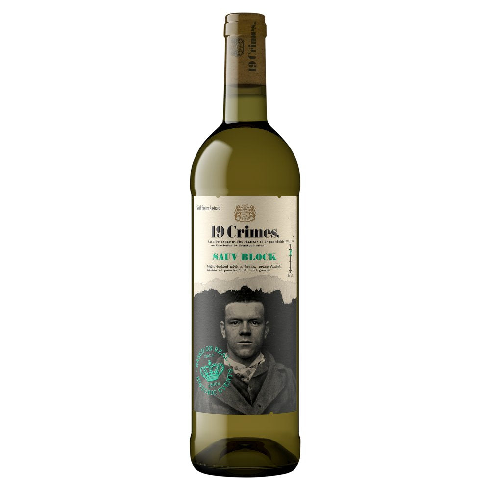 19 Crimes Sauv Block 750ml (75Cl × 6)