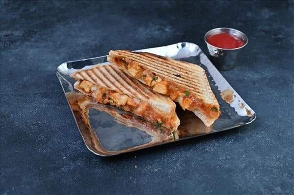 Paneer Masala Grilled Sandwich