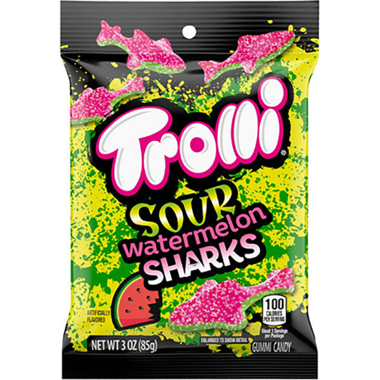 TROLLI SOUR SHARKS WATERMELON