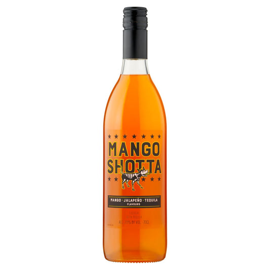 Mango Shotta Mango, Jalapeño, Tequila Flavours Liqueur 70cl (70Cl × 6)