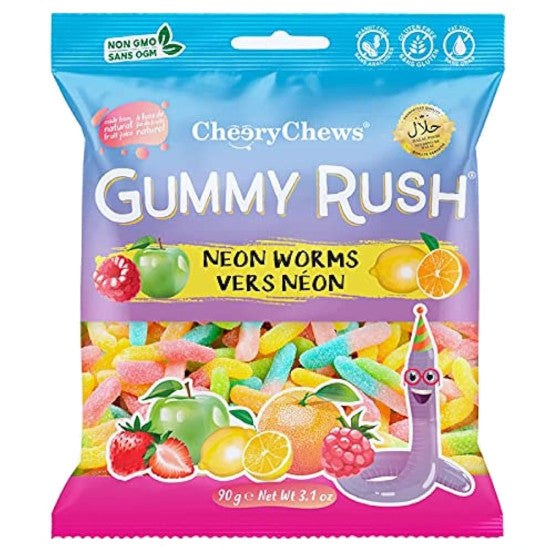 GUMMY RUSH NEON WORMS