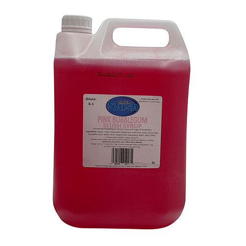 Slush Syrup Pink Bubblegum (5Ltr × 2)