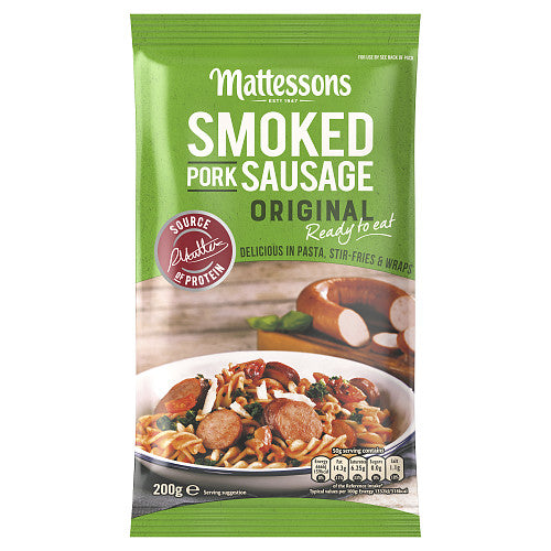 Mattessons Smoked Pork Sausage Original (200g × 9)