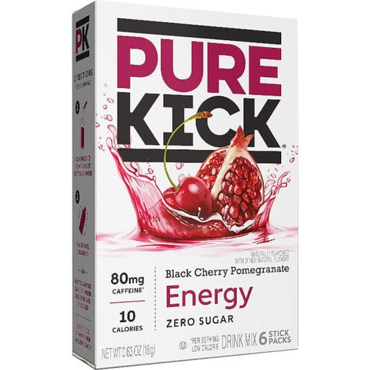 PURE KICK ENERGY BLACK CHERRY