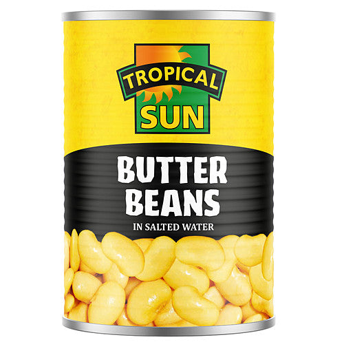 Tropical Sun Butter Beans in Salted Water (400g × 12 × 1)