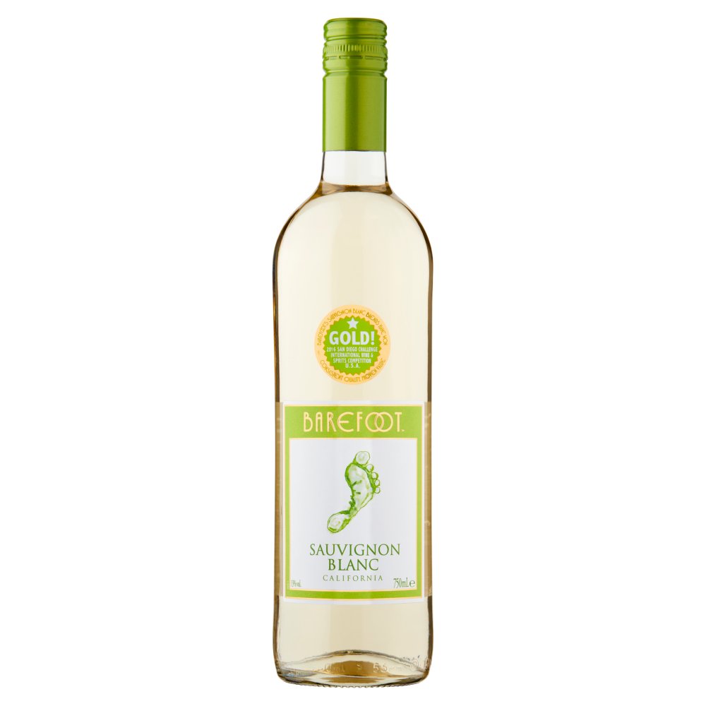 Barefoot Sauvignon Blanc White Wine 750ml (75Cl × 6)