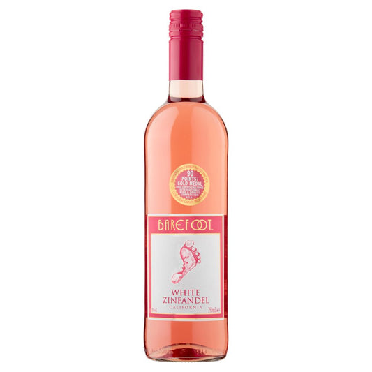 Barefoot White Zinfandel Rose Wine 750ml (75Cl × 6)