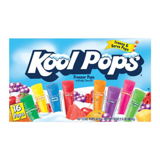 KOOL POPS ASSORTED FREEZER POPS