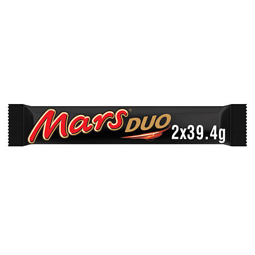 Mars, Caramel, Nougat & Milk Chocolate Snack Bar Duo (78.8g × 32 × 1)