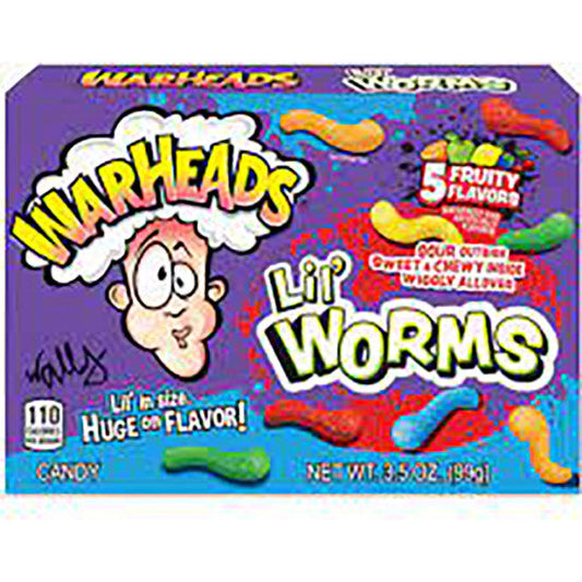 WARHEADS LIL WORMS THEATRE BOX