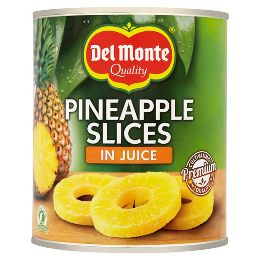 Del Monte Pineapple Slices in Juice (820g × 6 × 1)