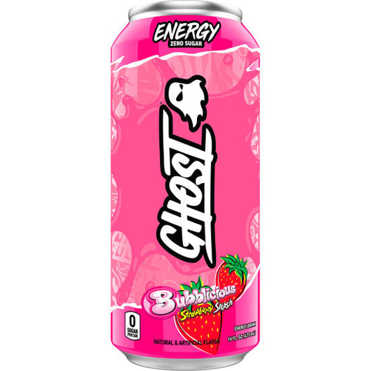 GHOST ENERGY BUBBLICIOUS STRAWBERRY