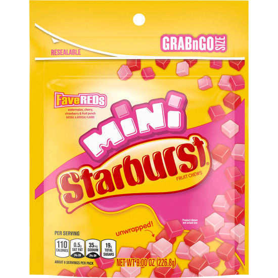 STARBURST MINIS FAVE REDS